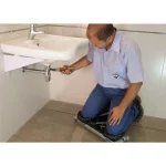Rubi SR1 Ergonomic Kneeling Work Seat with Air Professional Knee Pads and Aluminum Frame thumbnail 2