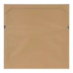 DesignOvation Bosc White Chalkboard Magnetic Memo Board, Square Framed Wall Decor thumbnail 4
