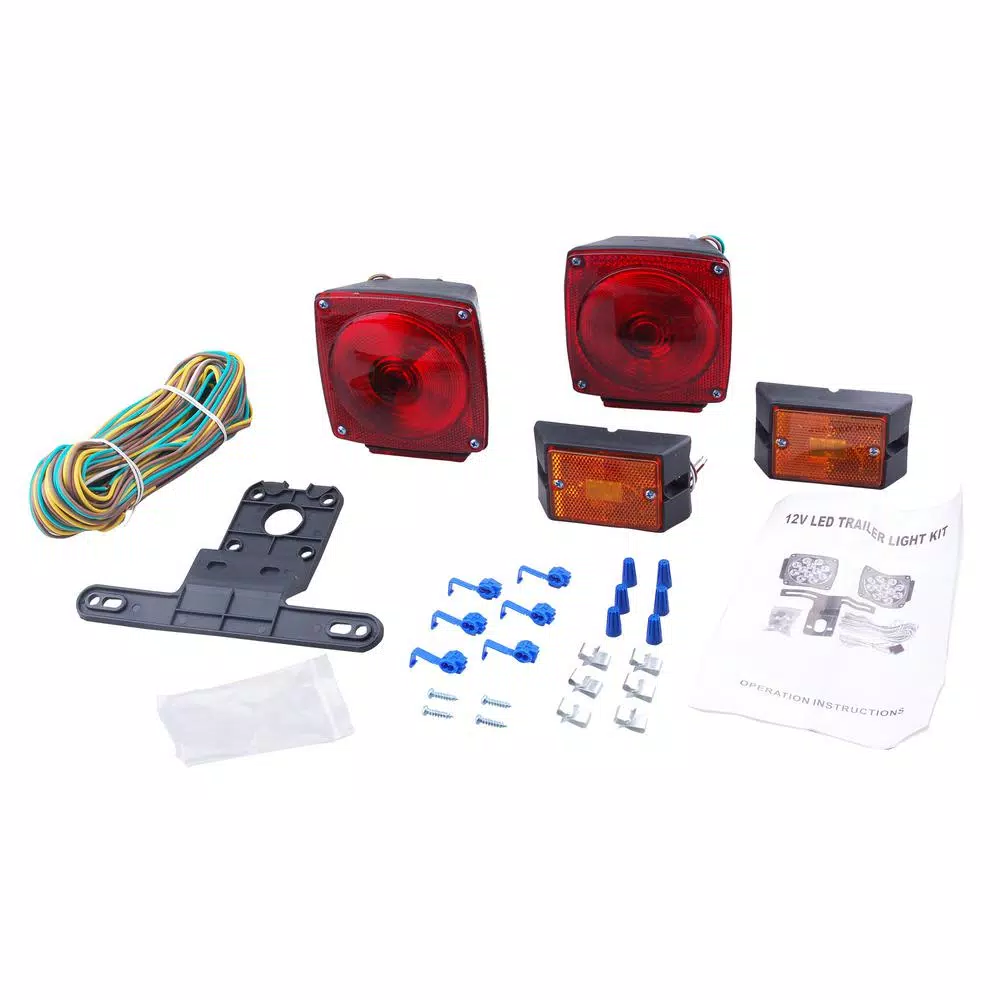 Max Load 12-Volt Deluxe Trailer Light Kit with DOT Approved Lenses