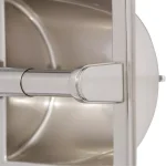 Franklin Brass Jamestown Recessed Toilet Paper Holder with Beveled Edges, Brushed Nickel thumbnail 3