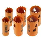 Klein Tools Bi-Metal Hole Saw Set, 6-Piece Multi-Purpose Drill Bit Set thumbnail 1