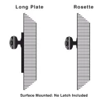 Nostalgic Warehouse Rope Rosette Satin Nickel Single Dummy Crystal Victorian Door Knob thumbnail 2