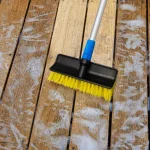 Unger Pro Bi-Level Scrub Brush with Hard Synthetic Bristles for Tile and Grout thumbnail 4