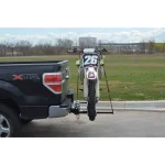 Detail K2 400 lb. Capacity Hitch Mounted Motorcycle Carrier with Adjustable Front Wheel Channel thumbnail 6