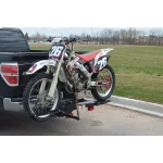 Detail K2 400 lb. Capacity Hitch Mounted Motorcycle Carrier with Adjustable Front Wheel Channel thumbnail 7