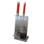 BergHOFF Red 2-Piece Stainless Steel Whisk Set with Storage Stand and Free Timer thumbnail 1