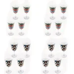 BergHOFF CookNCo 13 oz. Acrylic Wine Glasses, 16-Piece Assorted Pattern Set thumbnail 1