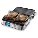 DeLonghi De'Longhi Livenza All-Day Indoor Grill with FlexPress System, Stainless Steel, 130 sq. in. thumbnail 3