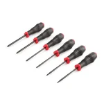 TEKTON 6-Piece Torx Screwdriver Set, Chrome Molybdenum Steel Blades thumbnail 1