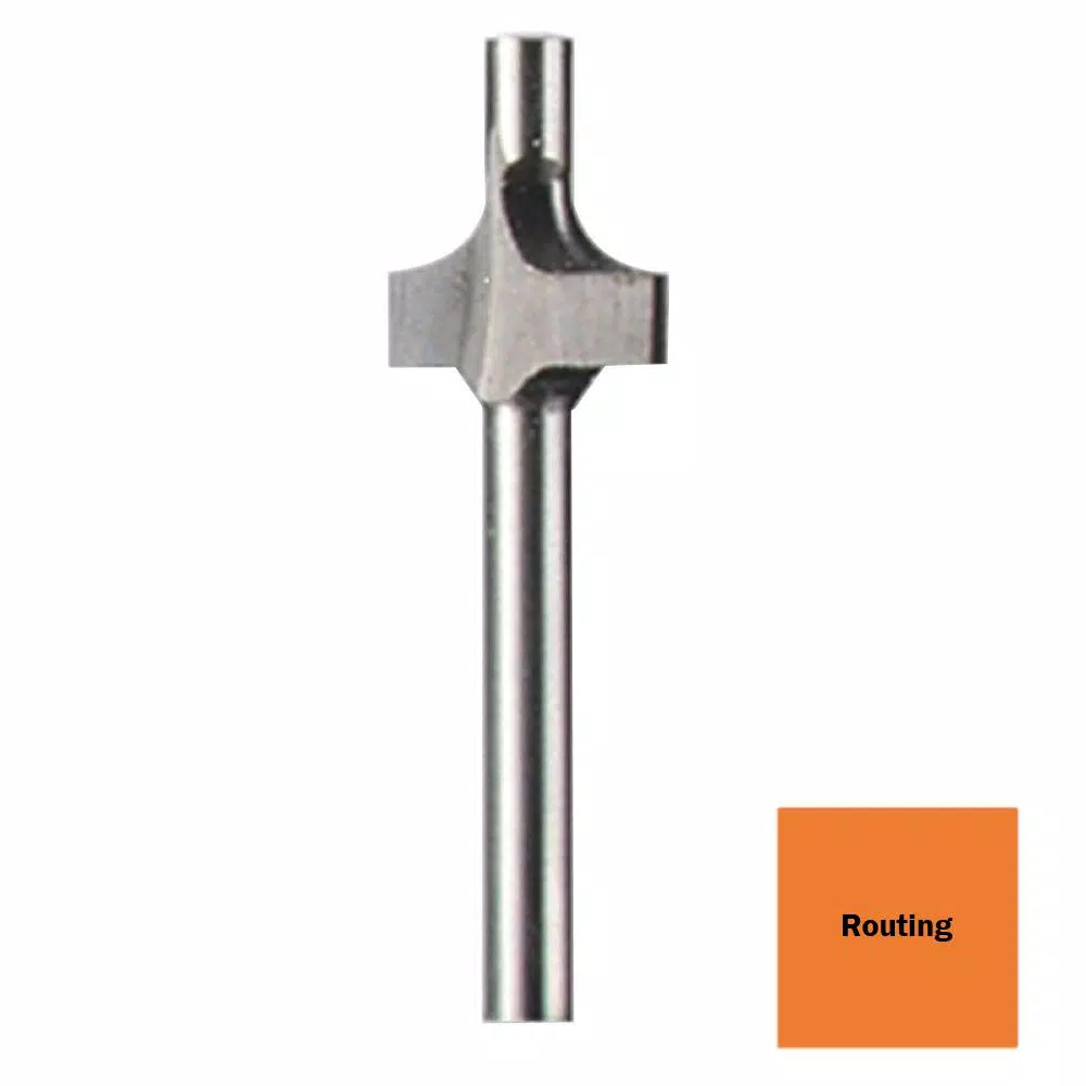Dremel 1/8 in. Corner Rounding Router Bit for Wood and Soft Materials