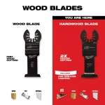 Milwaukee 1-3/8 in. High Carbon Steel Japanese Tooth Oscillating Multi-Tool Blade 3-Pack thumbnail 5