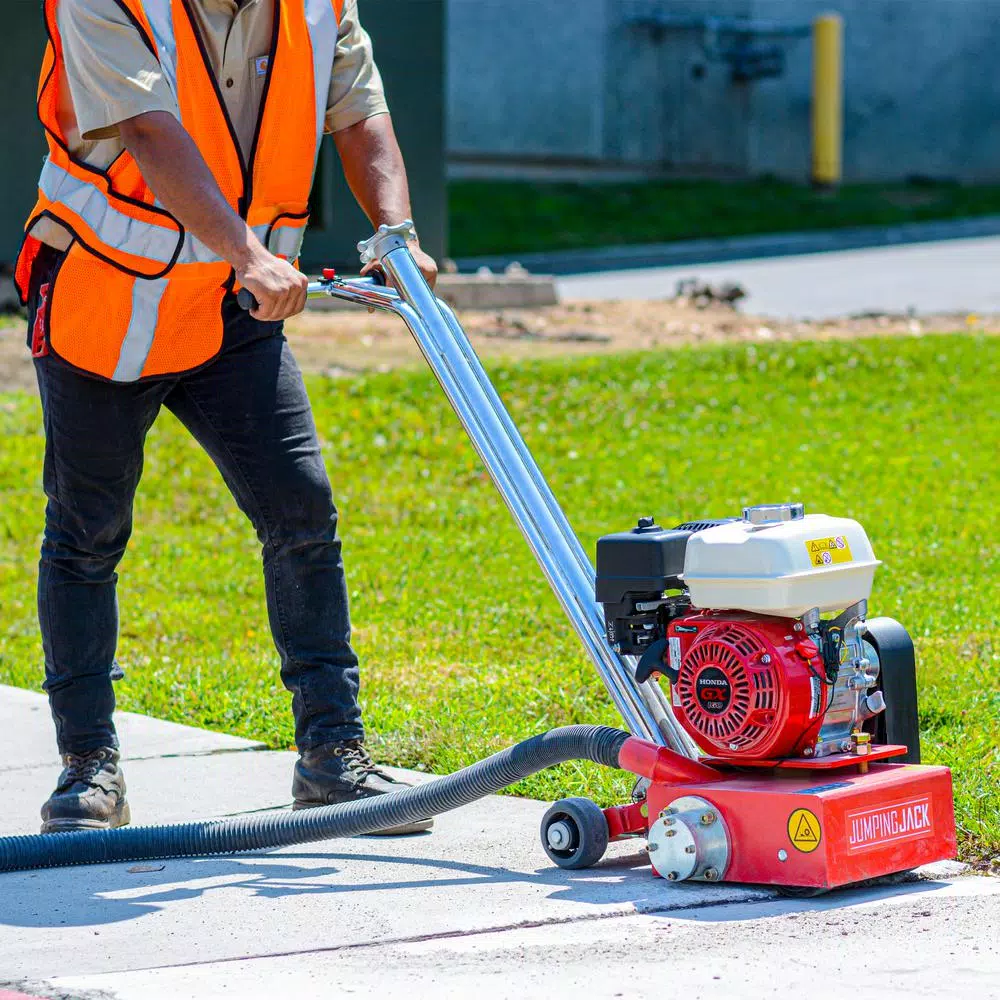Unbranded JXSCAR-8H Concrete Scarifier Planer with 5.5 HP Honda Engine and Tungsten Carbide Teeth