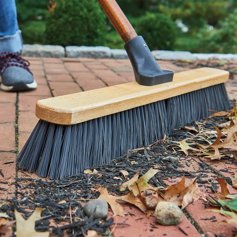 Harper 24 in. Wet/Dry Push Broom with 60 in. Hardwood Handle