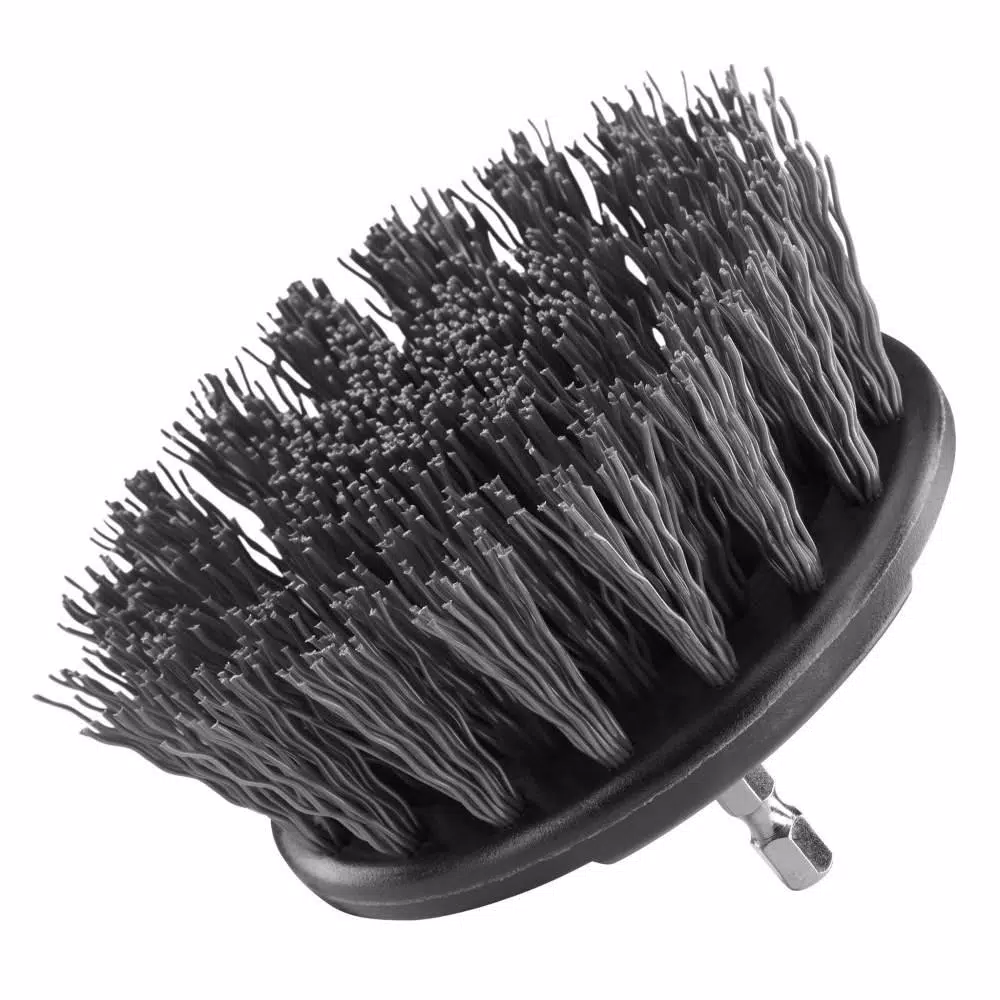 RYOBI Hard Bristle Brush Cleaning Kit, 2-Piece Hex Shank Set