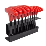 Freeman 10-Piece SAE T-Handle Hex Wrench Set with Metal Stand thumbnail 1