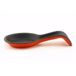 BergHOFF Orange Cast Iron Spoon Rest with Hammered Finish and Enamel Coating thumbnail 1