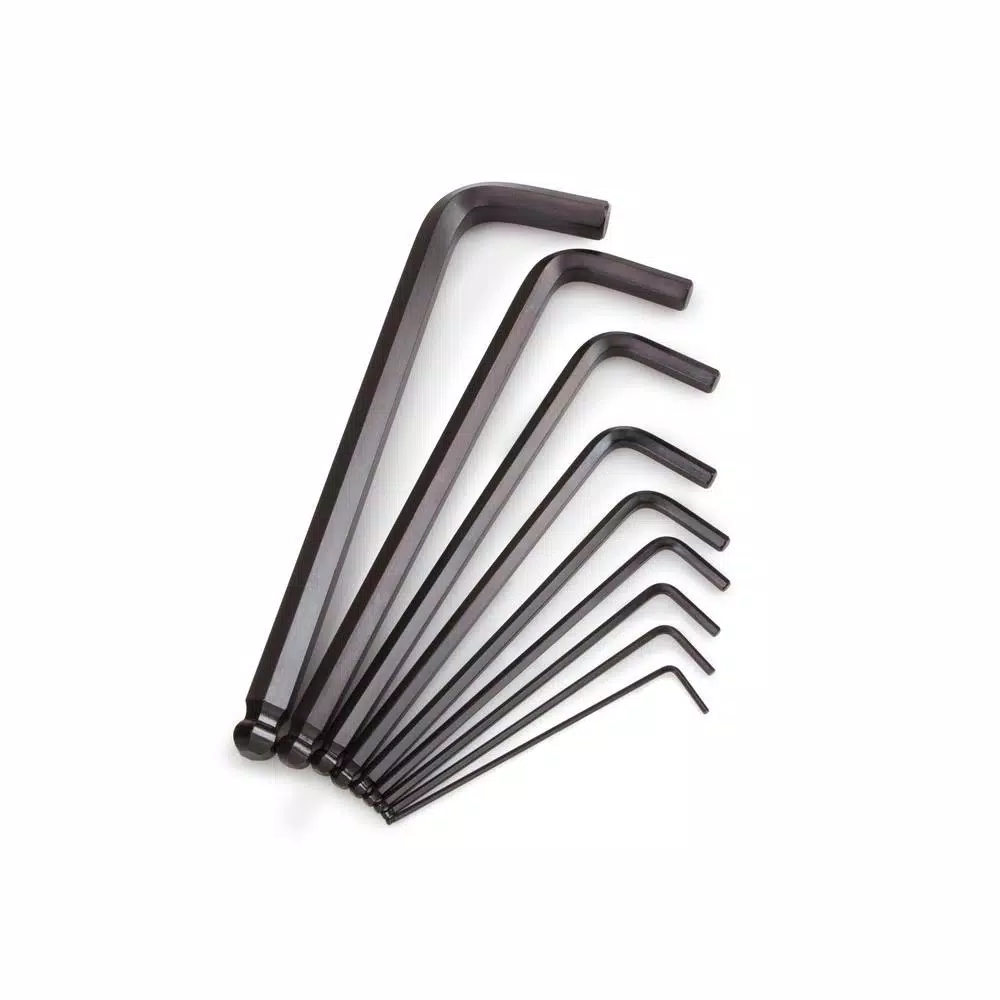 TEKTON 9-Piece Metric Long Arm Ball End Hex Key Wrench Set, 1.5-10 mm