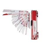 Milwaukee SAWZALL 13-Piece Bi-Metal Reciprocating Saw Blade Set for Wood and Metal Demolition thumbnail 1