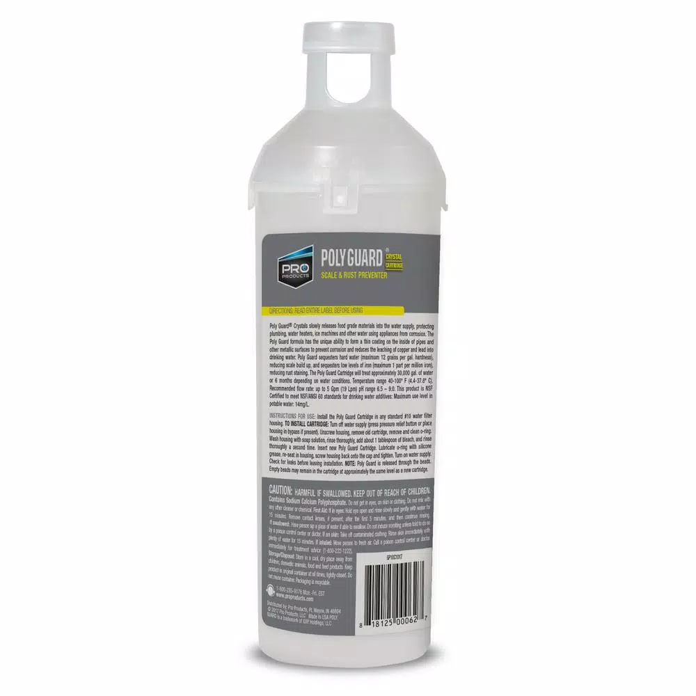 Pro Products Pro Poly Guard Crystal Cartridge - 1.5 lbs. Hard Water & Corrosion Protection