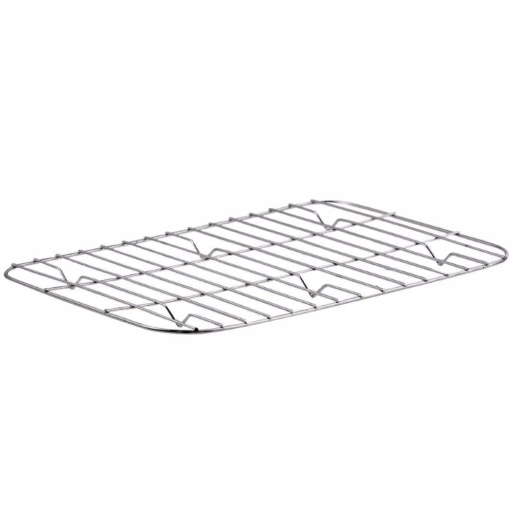 Ovente 13 x 9.3 in. Stainless Steel Roasting Pan with Wire Rack and Handles