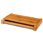 Unbranded DB-Tech Bamboo Wood Compact Foldable Bread Slicer - Adjustable Thickness thumbnail 4