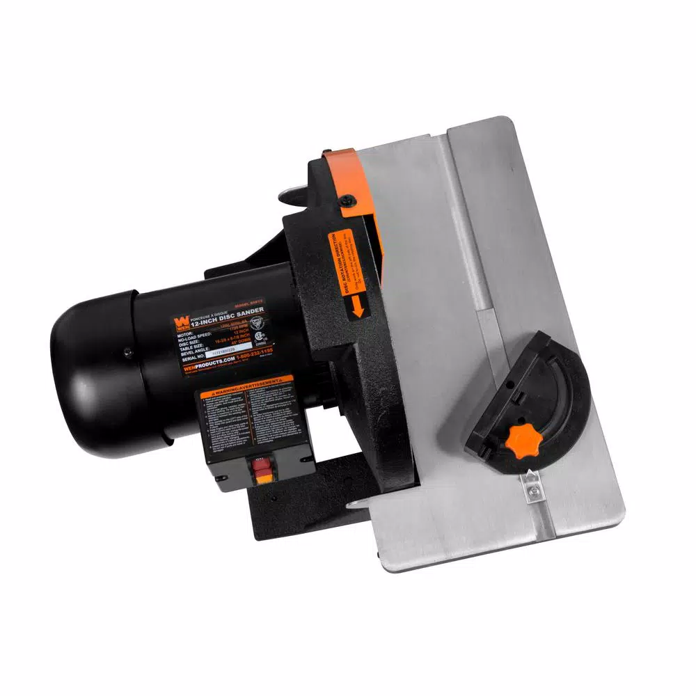 WEN 12 in. Corded Benchtop Disc Sander with Miter Gauge and Dust Collection System