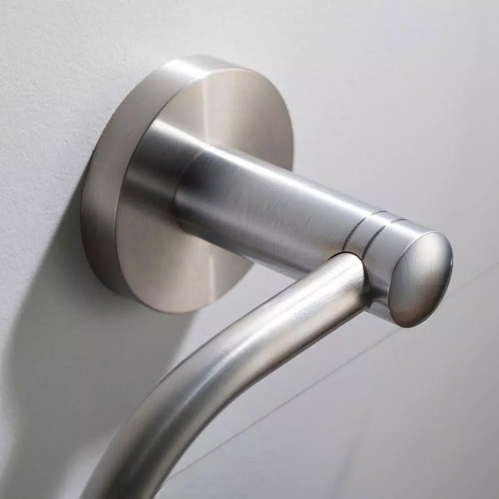 Kraus Elie Brushed Nickel Towel Ring - Solid Brass Hand Towel Holder