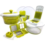 MegaChef 10-in-1 Multi-Use Salad Spinner, Slicer, Dicer and Chopper thumbnail 1