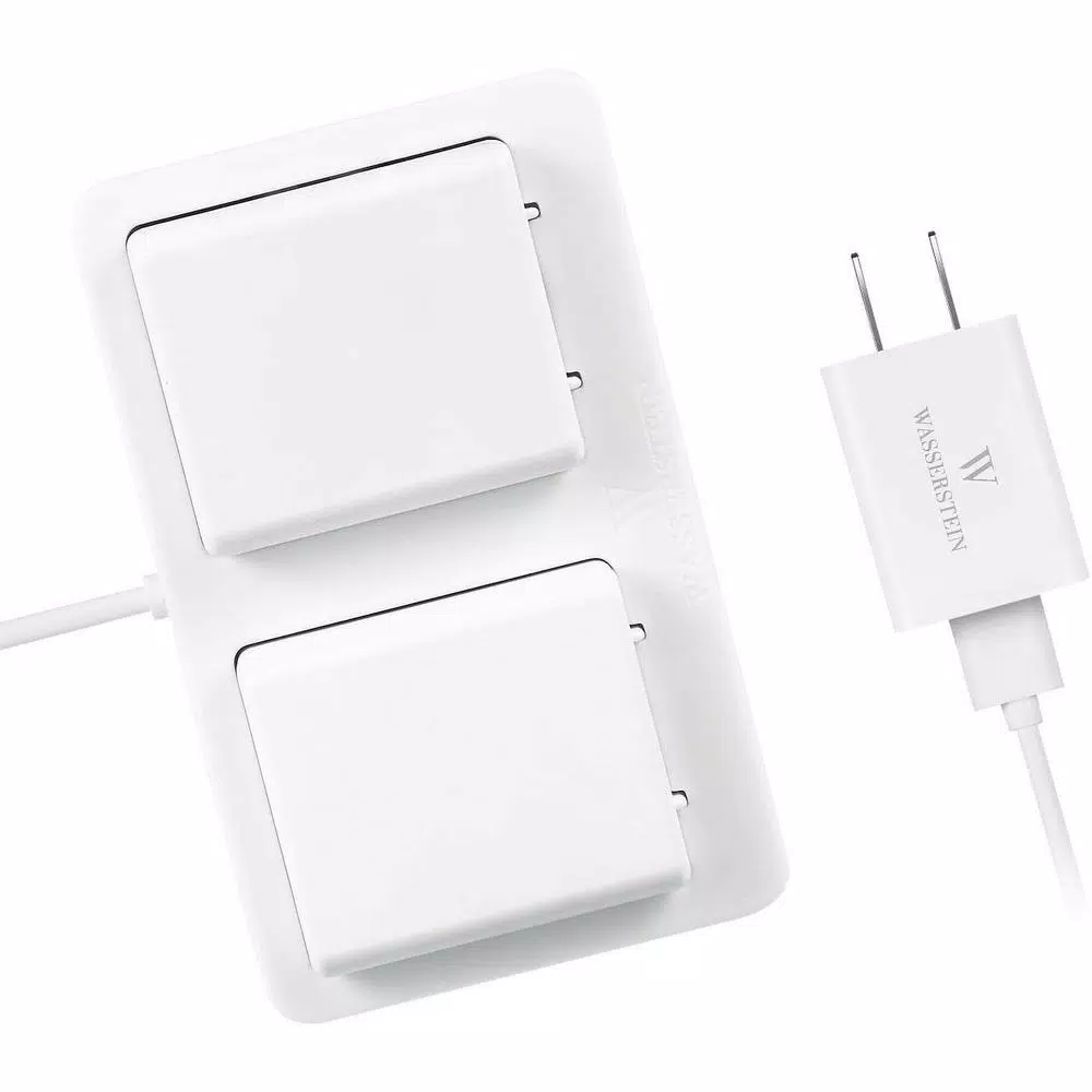 Wasserstein Charging Station for Arlo Ultra, Ultra 2, Pro 3, and Pro 4 Batteries with 3.2ft Micro USB Cable