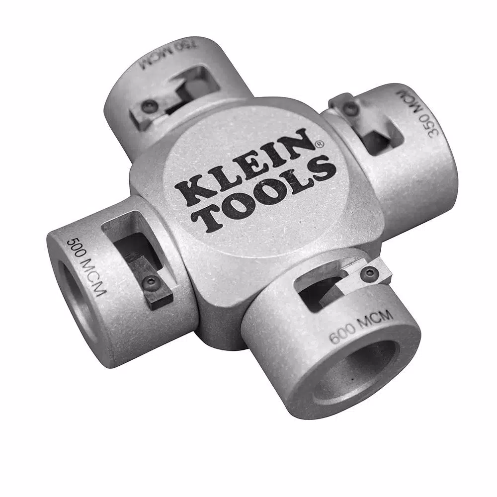 Klein Tools Large Cable Stripper 350-750 MCM Clover Design Wire Stripper/Cutter