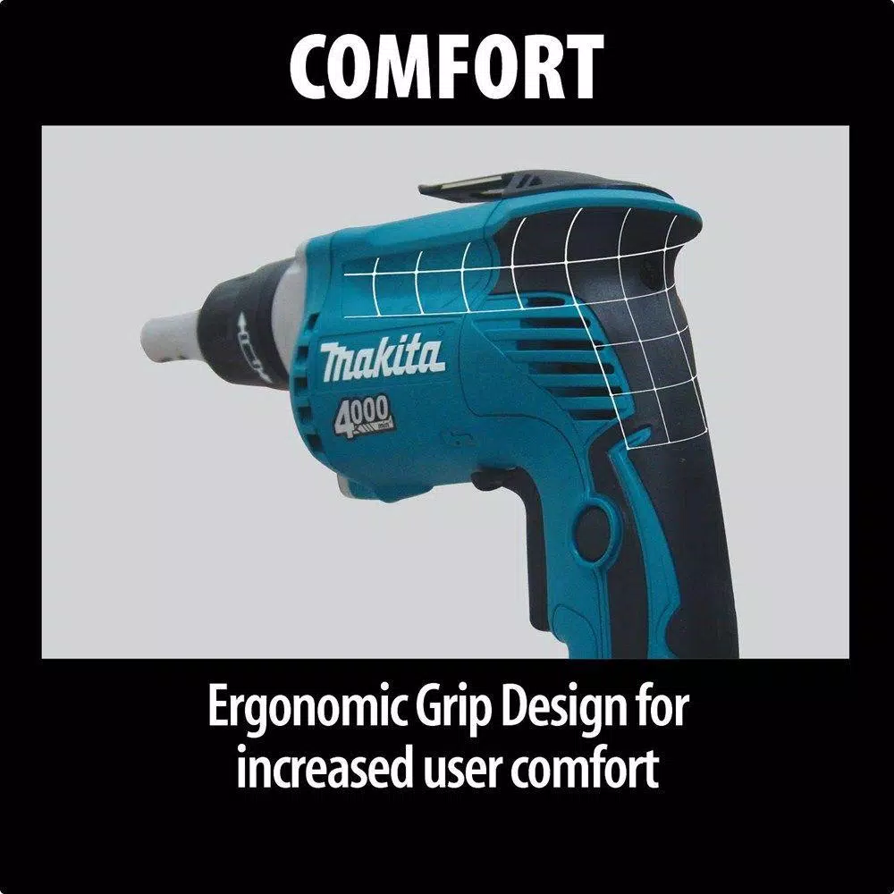 Makita 6 Amp 4000 RPM 1/4 in. Corded Drywall Screw Gun