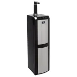 Vitapur Bottom Loading Water Cooler Dispenser with Kettle Feature, Hot/Room/Cold, Stainless Steel & Black thumbnail 3