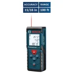Bosch BLAZE 100 ft. Laser Distance Measurer, Digital Range Meter with Area and Volume Calculation thumbnail 4