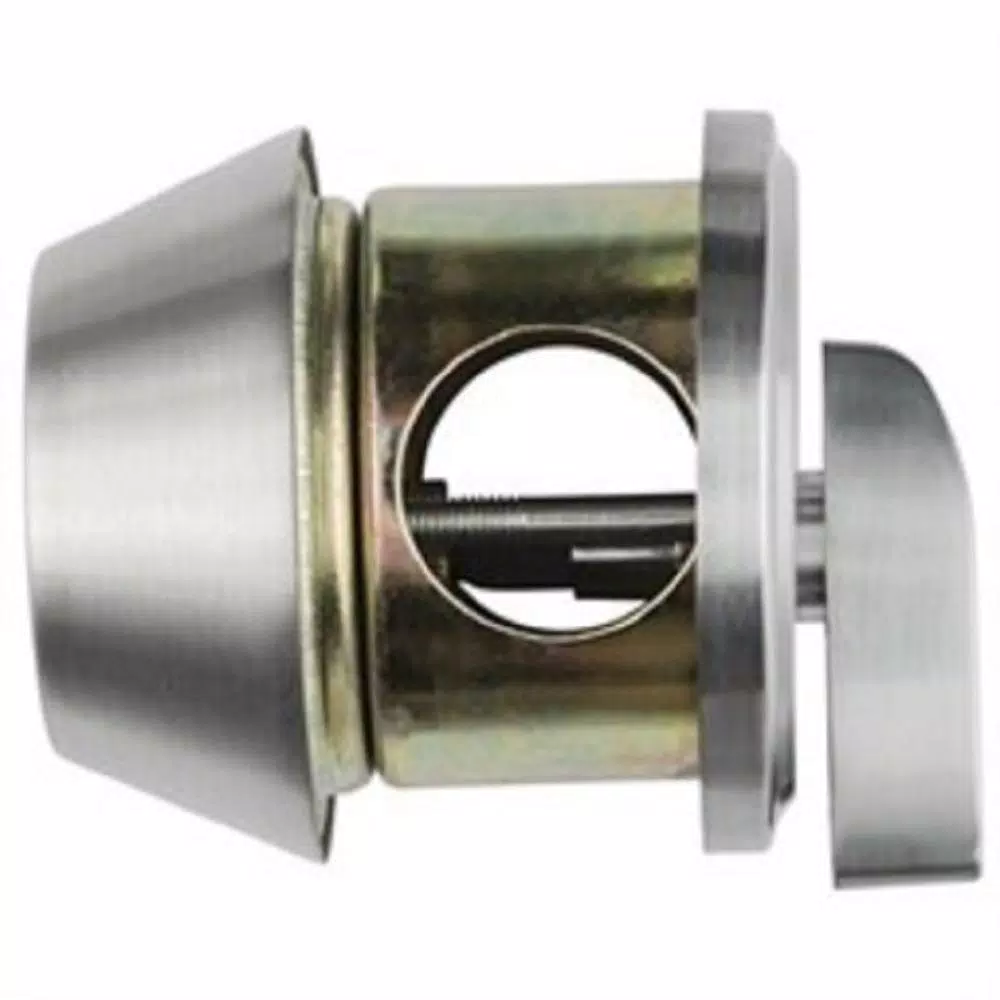 Universal Hardware Commercial ANSI Grade 1 Single Cylinder Heavy-Duty Industrial Deadbolt, Satin Chrome, 2-3/4 in. Backset