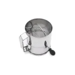 Fox Run 8-Cup Stainless Steel Flour Sifter with Crank Handle thumbnail 2