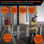 Johnson Electronic Self-Leveling Horizontal Rotary Laser Level Kit with Dual-Slope Mode thumbnail 4