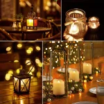 Novelty Place 12-Pack Flameless LED Votive Candles, Battery Operated Flickering Tealight Candles, Warm White thumbnail 2