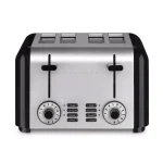 Cuisinart 4-Slice Black and Stainless Steel Wide Slot Toaster thumbnail 1