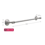 Delta Greenwich II 24 in. Single Towel Bar in SpotShield Brushed Nickel thumbnail 5