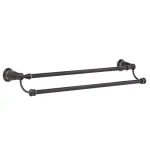 MOEN Banbury 24 in. Double Towel Bar, Mediterranean Bronze thumbnail 1