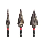 Milwaukee SHOCKWAVE Impact Duty Titanium Step Bit Kit, 3-Piece thumbnail 1
