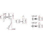 Design House Coventry Oil-Rubbed Bronze Entry Handleset with Springdale Lever and Single Cylinder Deadbolt thumbnail 5