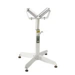 HTC Heavy Duty 22 in. x 32 in. Adjustable V-Roller Pipe Stand, 500 lbs. Capacity thumbnail 1