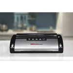 Nesco VS-02 Black Food Vacuum Sealer with Built-in Bag Cutter and Roll Storage thumbnail 6