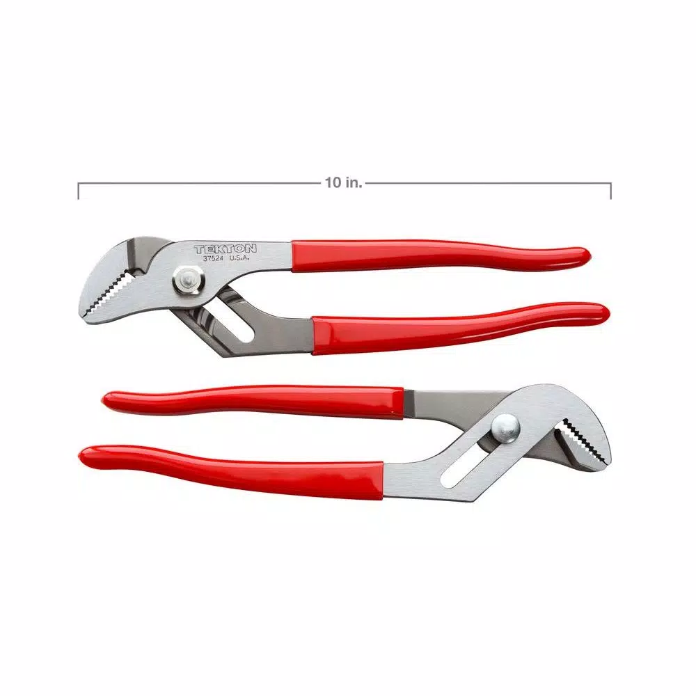 TEKTON 10 in. Groove Joint Pliers with 1-1/2 in. Jaw Capacity