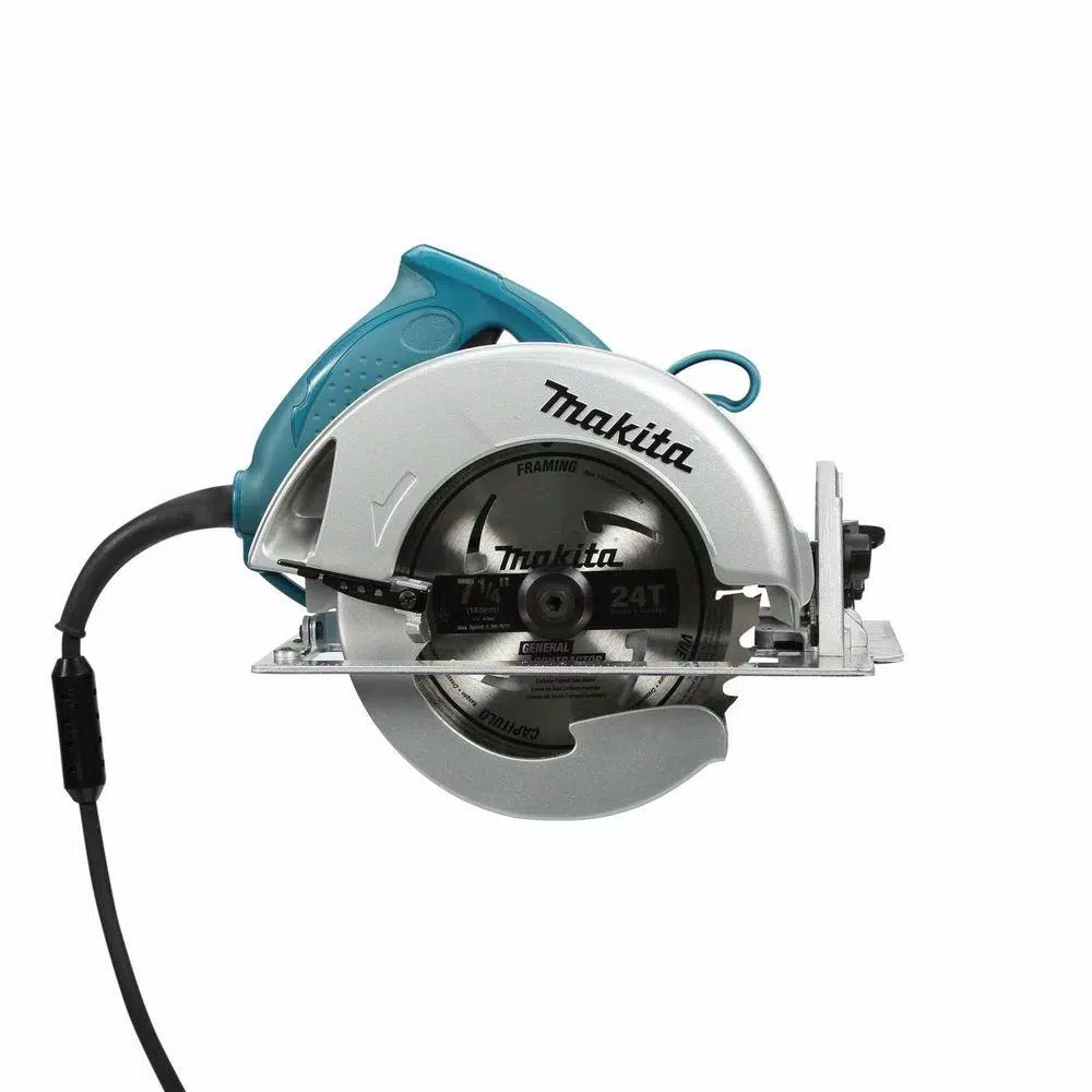 Makita 15 Amp 7-1/4 in. Corded Circular Saw with 56 Degree Bevel Capacity and Hard Case