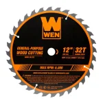 WEN 12 in. Carbide-Tipped Woodworking Saw Blade Set, 32-Tooth & 80-Tooth (2-Pack) thumbnail 2