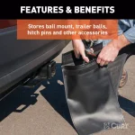 CURT Tow Pouch for Ball Mounts and Trailer Accessories, 17.5" x 11.5" thumbnail 3