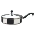 Farberware Classic Series 8 in. Stainless Steel Nonstick Sauté Pan with Glass Lid thumbnail 1