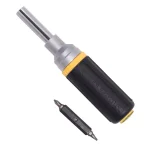 Klein Tools Ratcheting Multi-Bit Screwdriver and Nut Driver Set with Cushion Grip Handle thumbnail 4